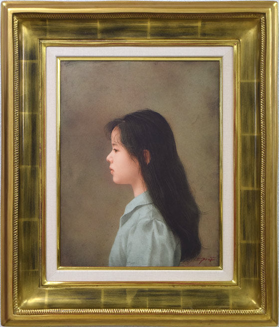 藤井勉「春のいざない」油絵・F6号