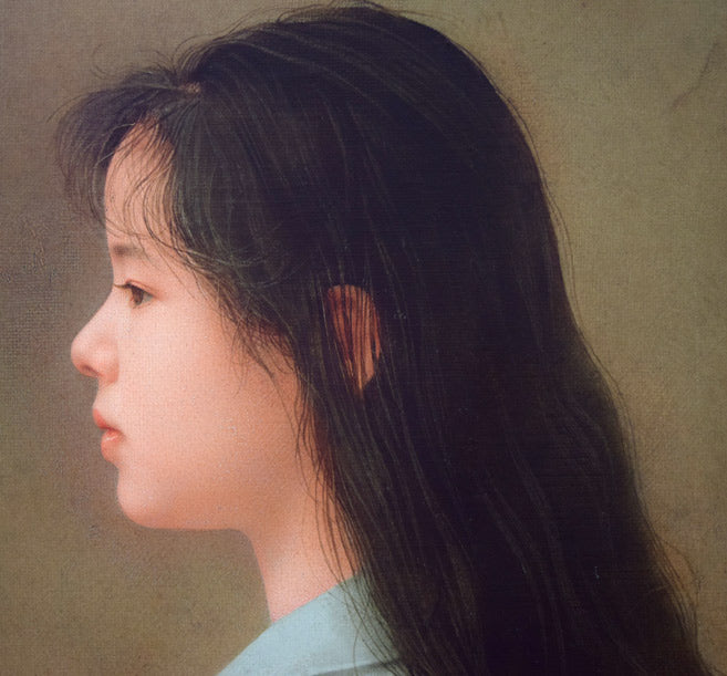 藤井勉「春のいざない」油絵・F6号 拡大画像2