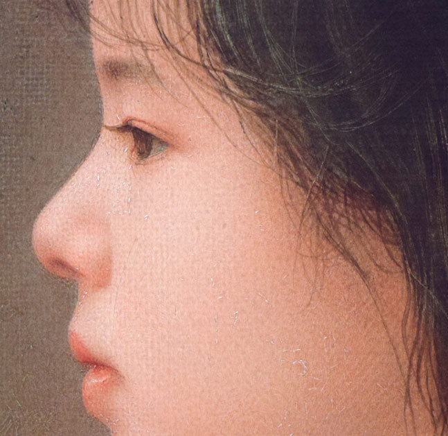 藤井勉「春のいざない」油絵・F6号 拡大画像4