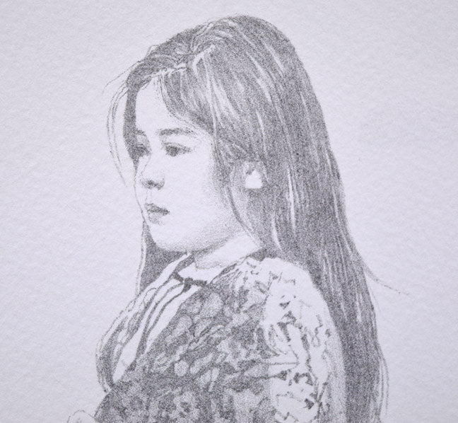 藤井勉「希望」リトグラフ 拡大画像1