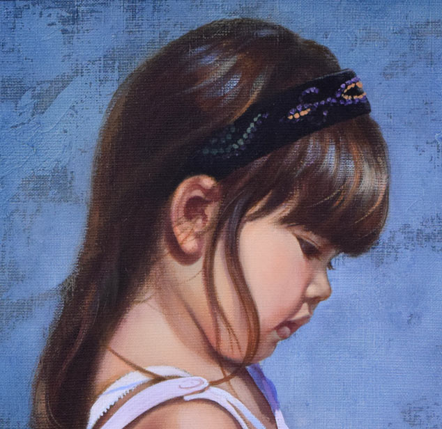 藤岡心象「サビタの頃」油絵・F10号 拡大画像1