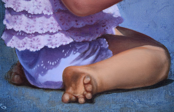 藤岡心象「サビタの頃」油絵・F10号 拡大画像6