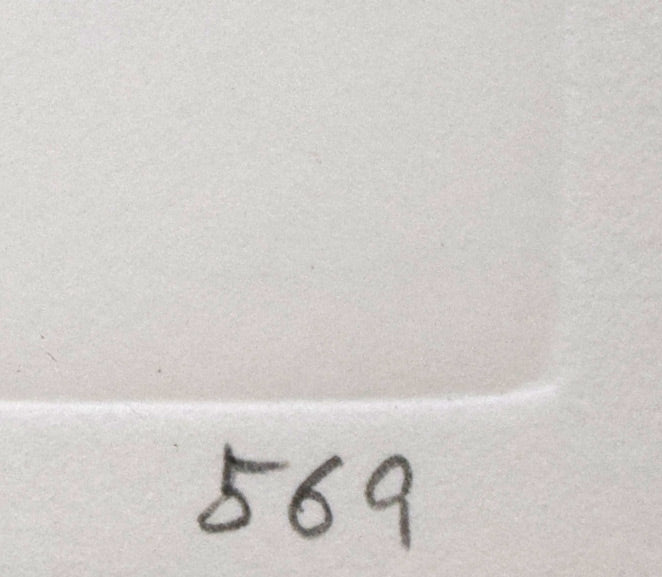 藤田嗣治「キリスト生誕」銅版画 制作通し番号