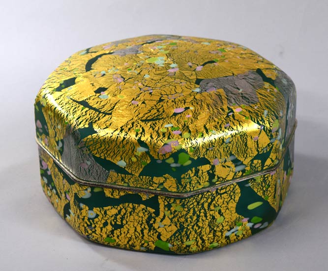 藤田喬平「手吹飾筥・竹取物語」ガラス 全体画像2