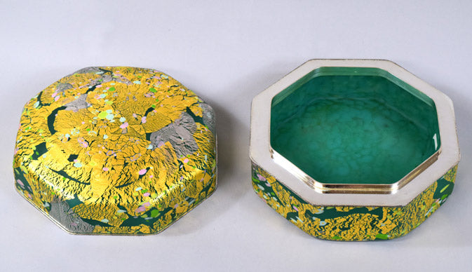 藤田喬平「手吹飾筥・竹取物語」ガラス 全体画像6