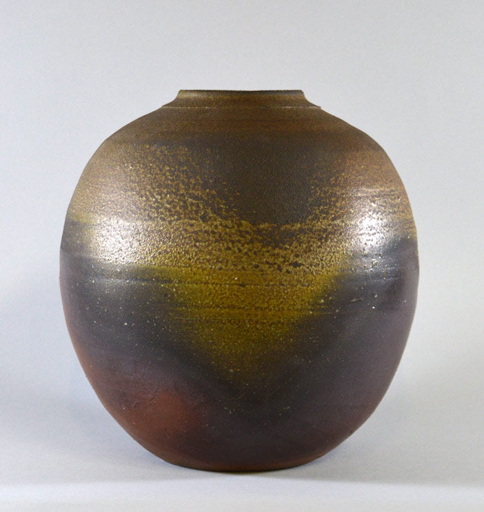 藤原雄「備前壺」共箱3