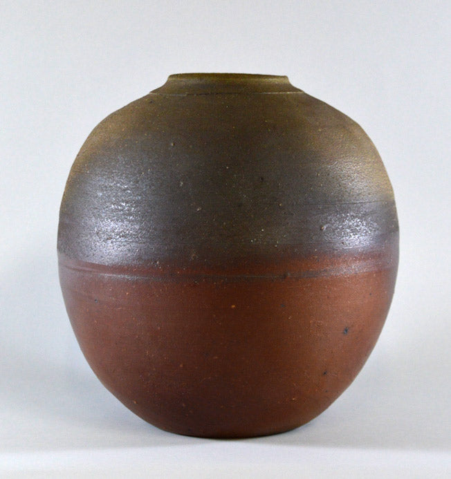 藤原雄「備前壺」共箱5