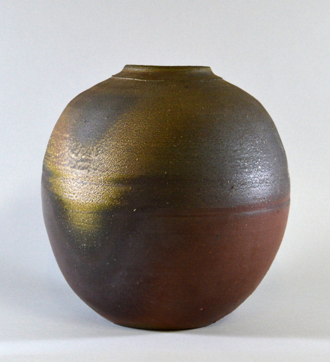 藤原雄「備前壺」共箱6