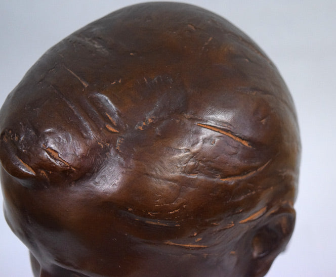 舟越保武「ローラ」ブロンズ作品 拡大画像3