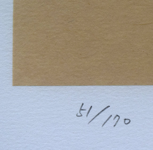 舟越保武「若い女A」リトグラフ 限定番号(ed,51/170)拡大画像