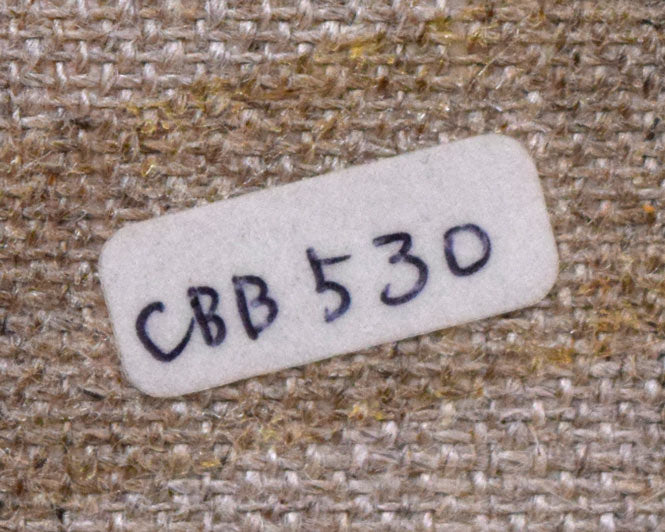 ギィ・デサップ「パリ、グラン・プルバール」油絵・仏F15号 裏書き拡大画像2