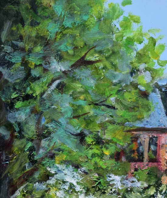 原賢司「北海道庁」油絵・F10号 拡大画像1