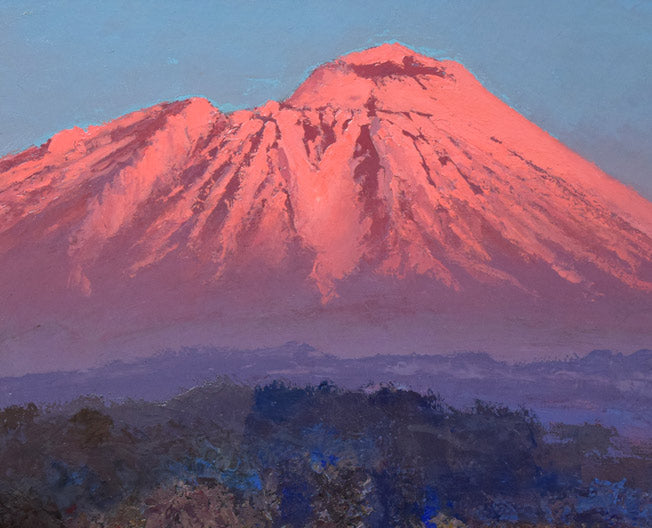 橋本八百二「岩手山」油絵・F15号 拡大画像1