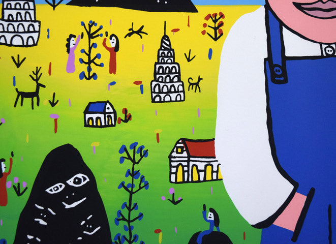 ハワード・フィンスター「Baby Elvis」シルクスクリーン版画 拡大画像4