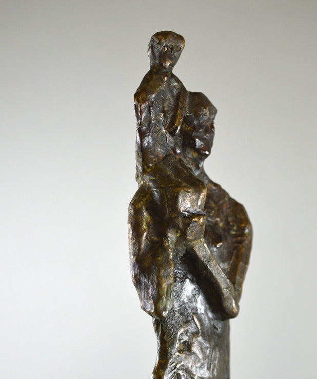 本田明二「親子像」ブロンズ2