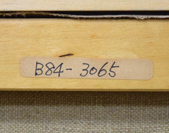 本藤等「北の学舎(北海道大学農学部)」油絵・F4号 「一枚の繪」管理番号拡大