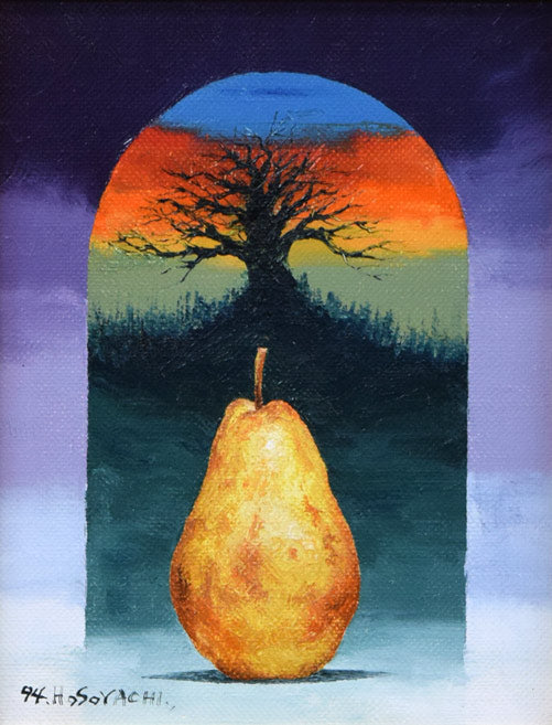 細谷地東太「静物画」油絵・F0号 作品全体拡大画像