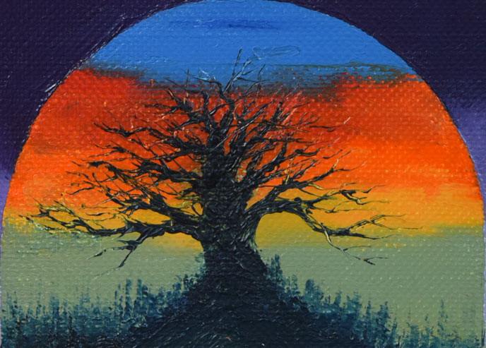 細谷地東太「静物画」油絵・F0号 拡大画像1