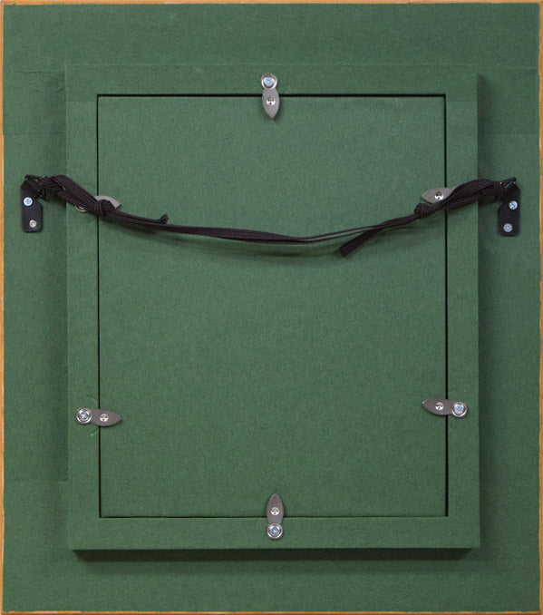 細谷地東太「静物画」油絵・F0号 額縁裏側画像