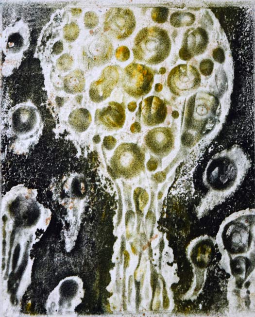 一原有徳「paur~」銅版画 拡大画像1
