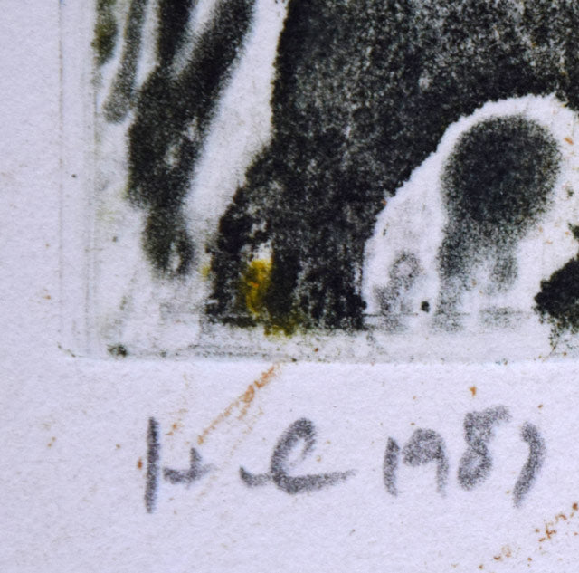 一原有徳「paur~」銅版画 限定番号(ed,H.C=作家保存版)、年記(1987年作)拡大画像