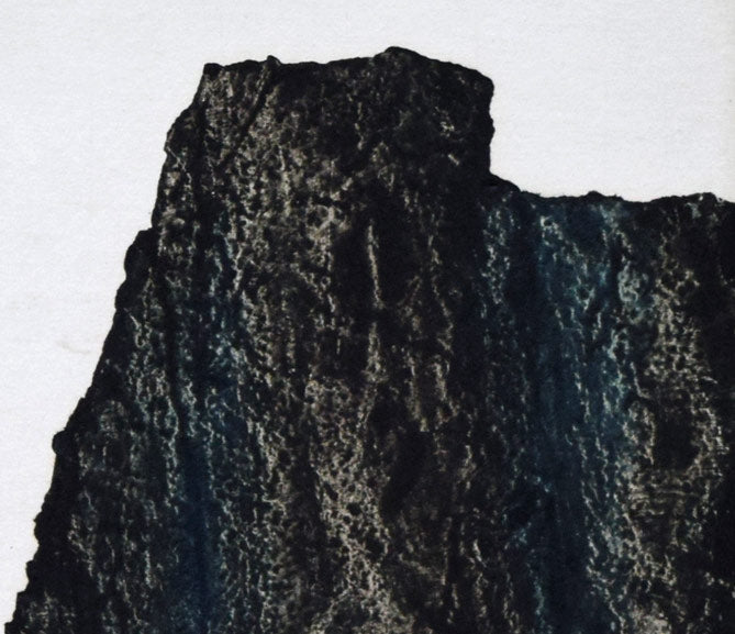 一原有徳「山」モノタイプ(一点物銅版画) 拡大画像2