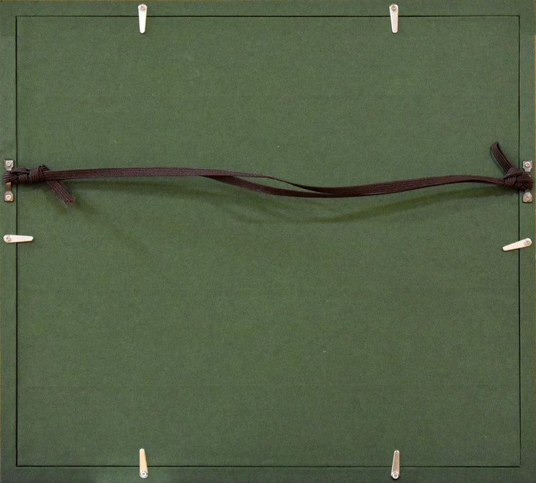 飯山勇(いいやまいさむ)「裸婦」油絵・F0号 額縁裏側部分