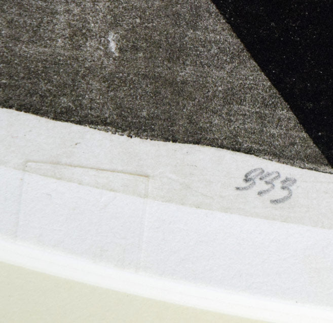 ルイ・イカール「陽気ないたずら」銅版画(エッチング)・1927年作 エンボス画像