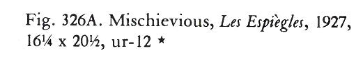 ルイ・イカール「陽気ないたずら」銅版画(エッチング)・1927年作 カタログ拡大画像