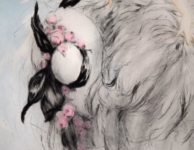 ルイ・イカール「カモメ」銅版画(エッチング)・1926年作 拡大画像4