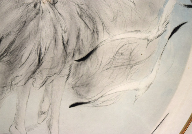 ルイ・イカール「カモメ」銅版画(エッチング)・1926年作 拡大画像6