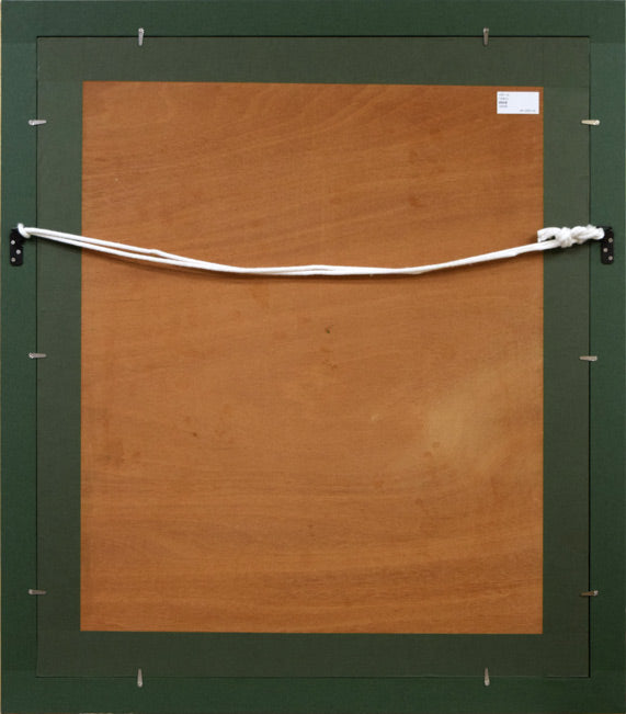 ルイ・イカール「カモメ」銅版画(エッチング)・1926年作 額縁裏側画像