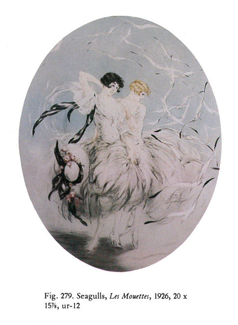 ルイ・イカール「カモメ」銅版画(エッチング)・1926年作 カタログレゾネ掲載ページ