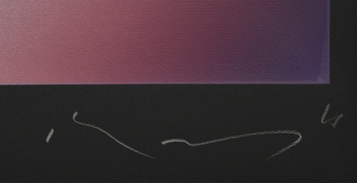 井上 公三「LES GRANDES ECLOSIONS」シルクスクリーン版画 サイン部分