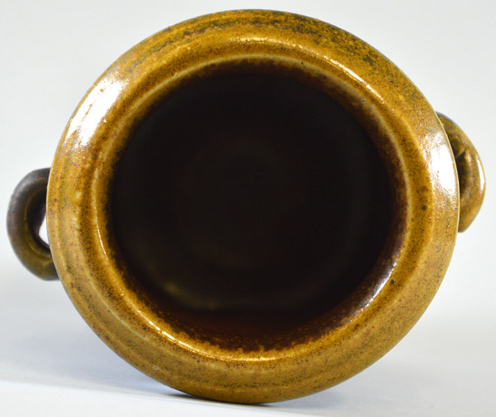 伊勢崎満「伊部耳付花入」備前・共箱6