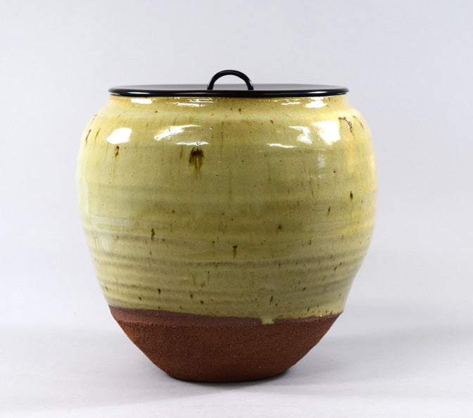 石黒宗麿「灰失透釉壺」清水卯一箱 作品全体拡大画像3