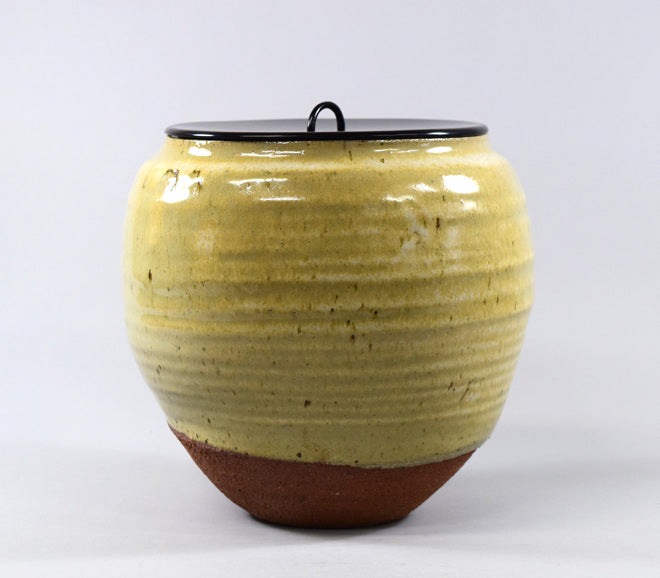 石黒宗麿「灰失透釉壺」清水卯一箱 作品全体拡大画像4