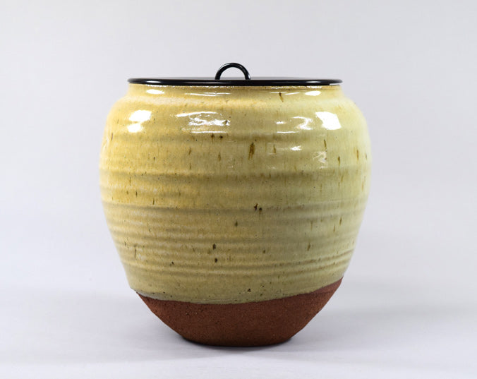 石黒宗麿「灰失透釉壺」清水卯一箱 作品全体拡大画像5