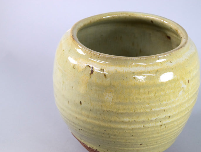 石黒宗麿「灰失透釉壺」清水卯一箱 拡大画像1