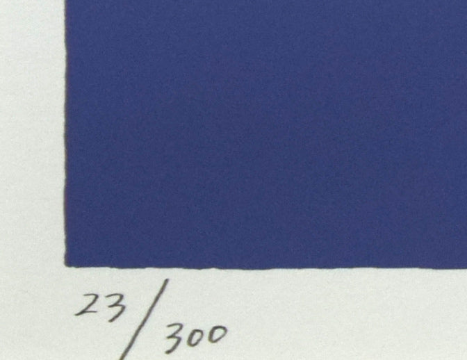 伊藤晴二「摩周湖」シルクスクリーン版画 限定番号(ed,23/300)拡大画像