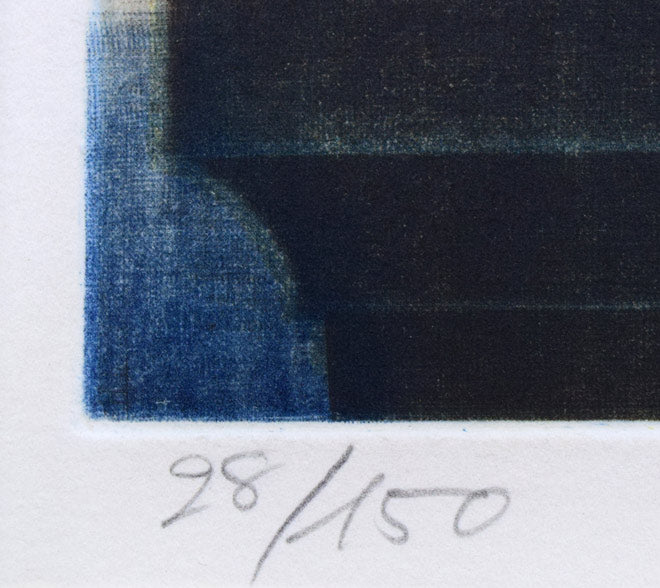 伊藤倭子「5つの梨」銅版画 限定番号(ed,28/150)拡大画像