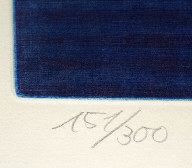 伊藤倭子「バラ」銅版画 限定番号(ed,151/300)拡大画像