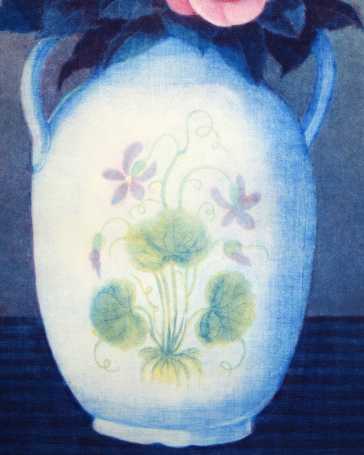 伊藤倭子「バラ」銅版画 拡大画像2