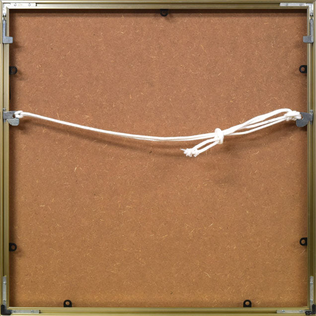 伊藤倭子「三色菫」銅版画 額縁裏側画像