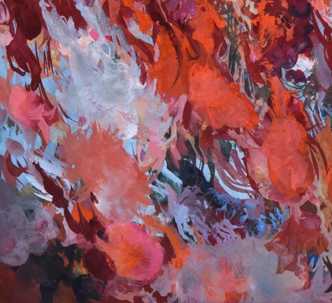 岩船修三「偉い神さまの梟」水彩画 拡大画像3