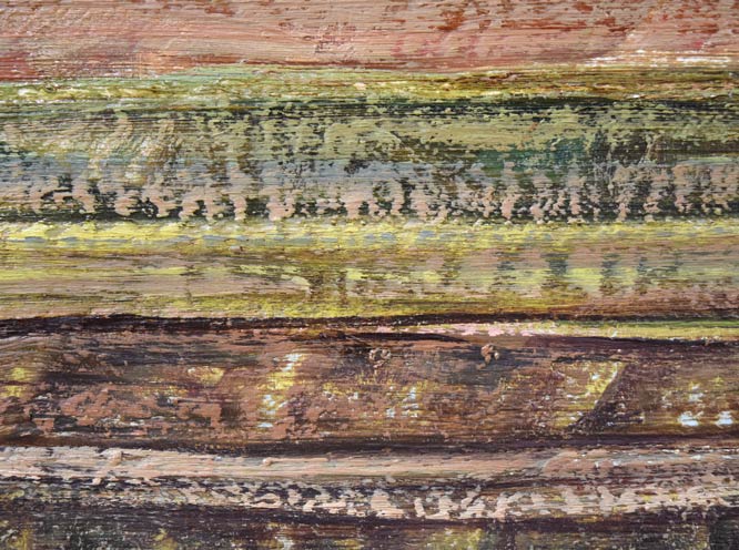 岩船修三「丘」油絵・F8号 拡大画像6