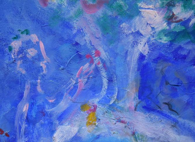 岩本英希「花束」油絵・F6号 拡大画像4