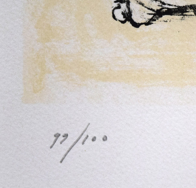 ジャン・ジャンセン(Jean Jansem)「ジェニー」リトグラフ 限定番号(ed,99/100)