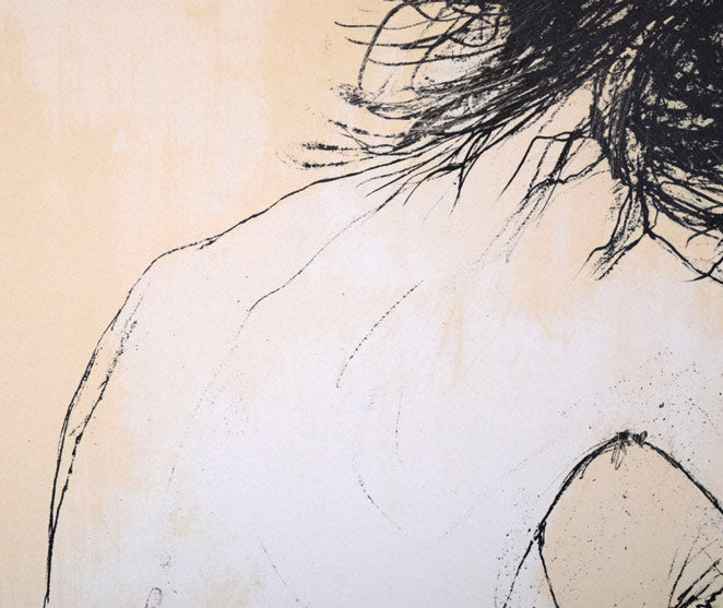 ジャン・ジャンセン(Jean Jansem)「ジェニー」リトグラフ 拡大画像2