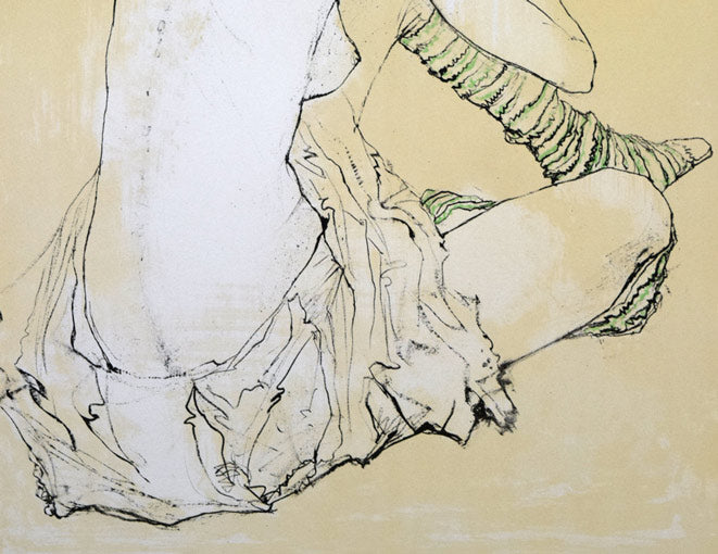 ジャン・ジャンセン(Jean Jansem)「ジェニー」リトグラフ 拡大画像4